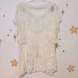 Boho Lace Womens Layering Top